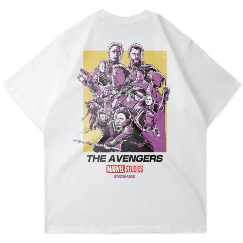 

Genuine Authorized Beauty Joint Avengers Men s and Women s Short Sleeve T-Shirt Loose Large SizeLoose large size 4XL