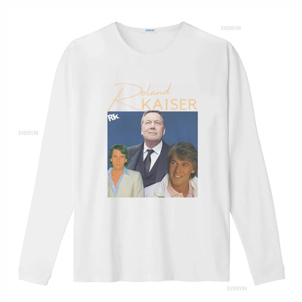 T-shirt Concerto Roland Kaiser Gadget per Fan con Design Stile Vintage Vintage Lavata Casual Grafica Elastica Traspirante Unisex