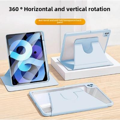 Étui iPad 9.7 Antichoc Air6 Support Livre Rotatif Housse Veille 10.2 10.5 Coque Tablette Acrylique