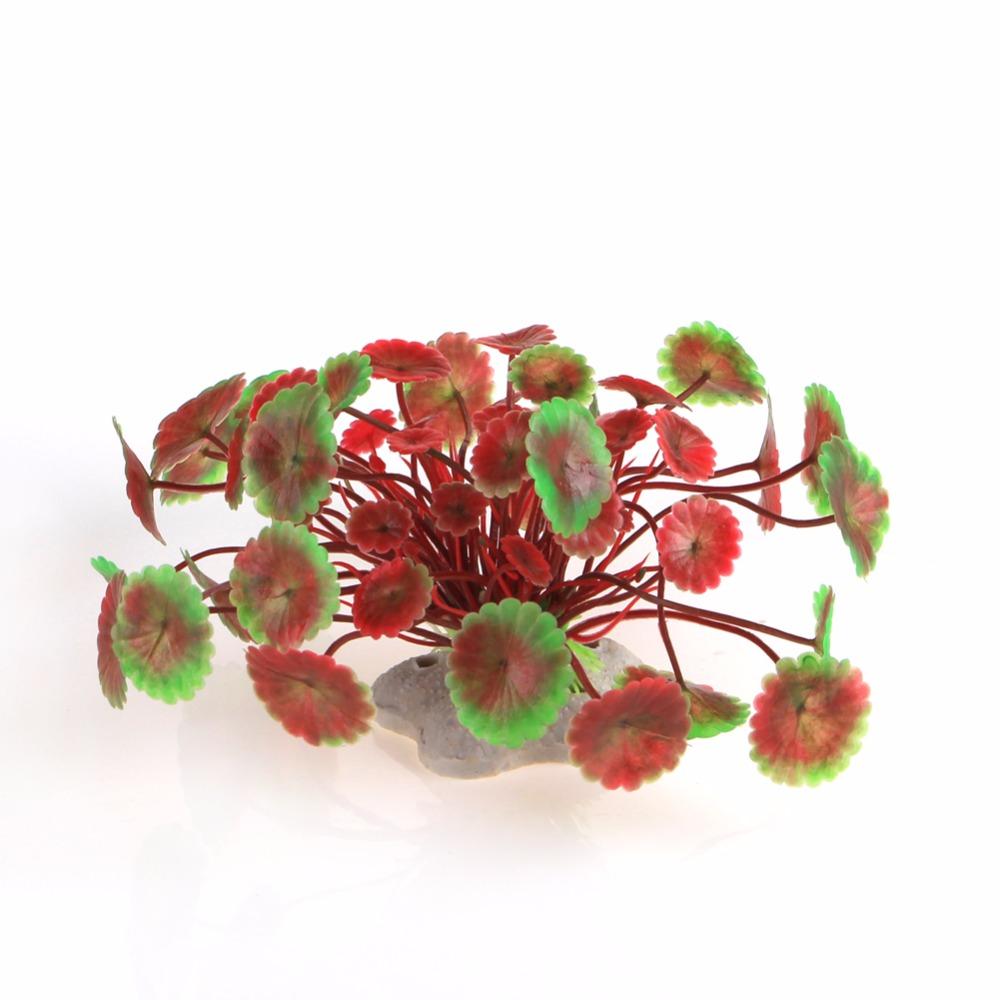 Aquarium Decoration 3 Color Flower Grass Fish Tank Aquarium Aquatic Simulation Water Plant Aquarium Accessories