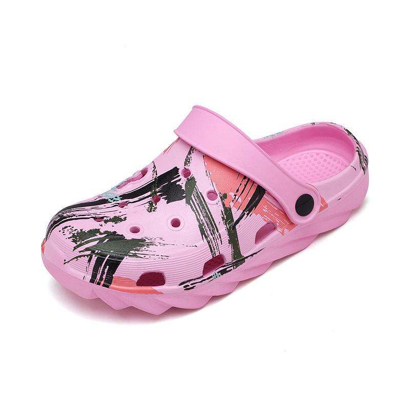 Boys' and Girls' Casual Soft-Soled Beach Sandals - Medium & Large Kids' Foot-Covering Crocs