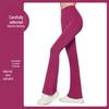 Damen High-Waist Bootcut Yogahose - Mittlerer Halt, Keine Peinlichen Nähte