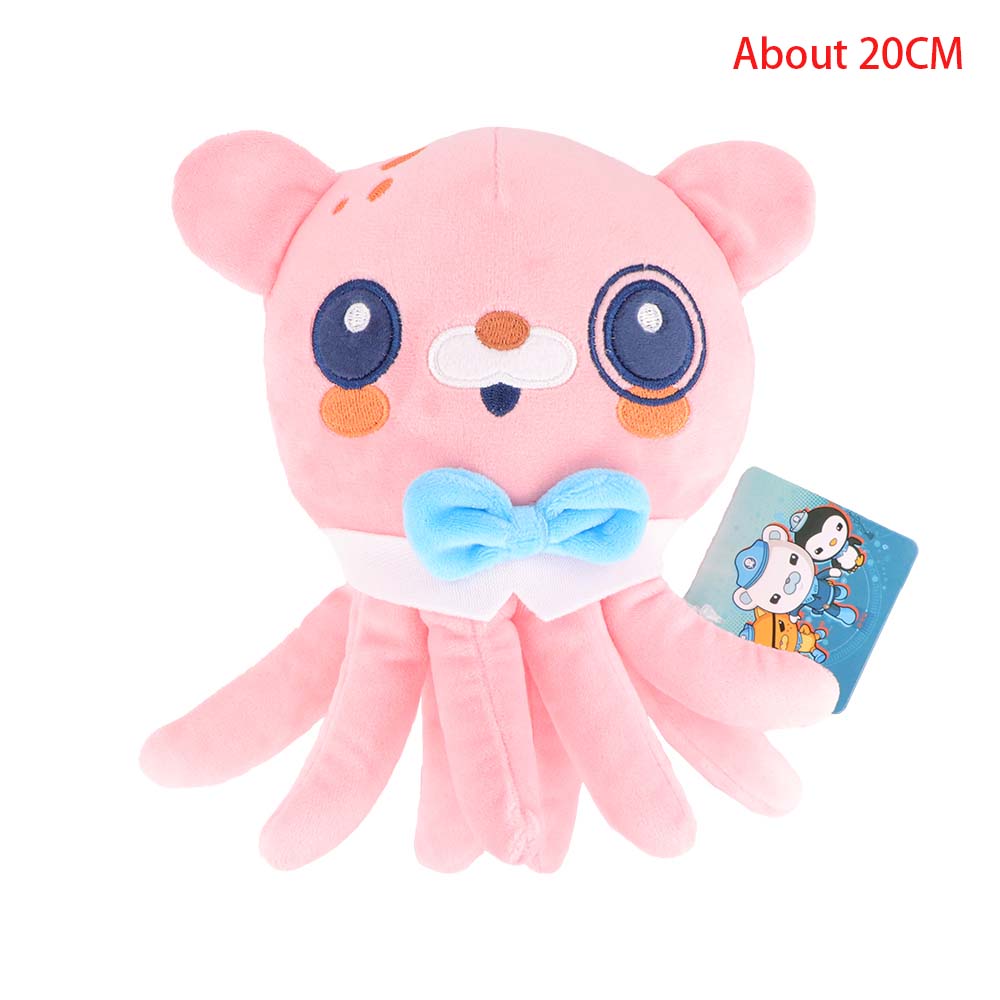 Octonauts Przytulanki Locket z Barnaklem Peso Tweak Shellington Kapitan Barnakl Urocze Stworzenie Pluszowe Figurki Maluchy Specjalny Dzień Pamiątki 20CM