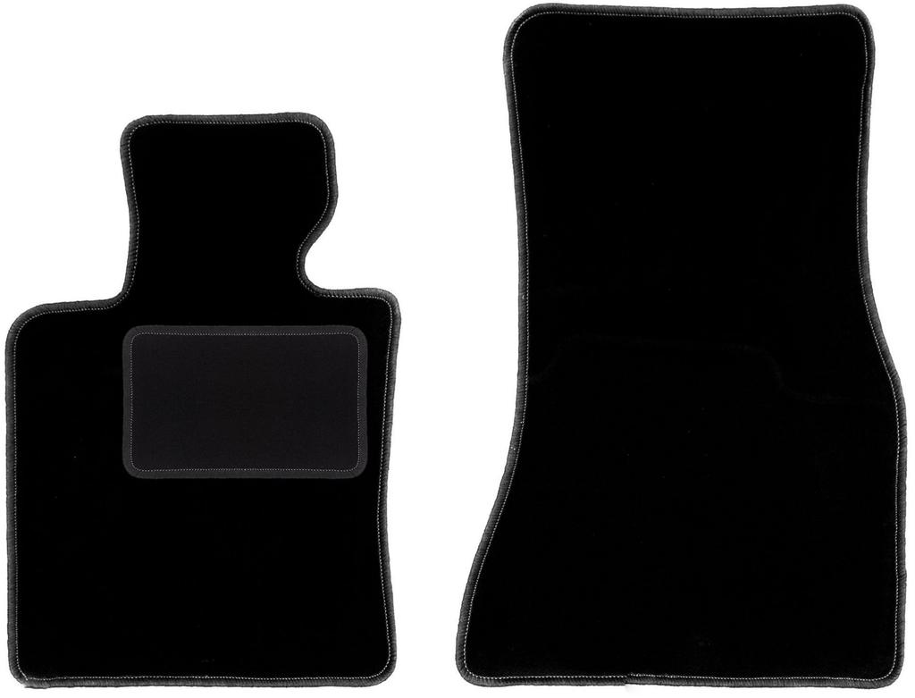 Fußmatten vorne schwarz für: BMW 6 G32 GT Gran Turismo (2017-)