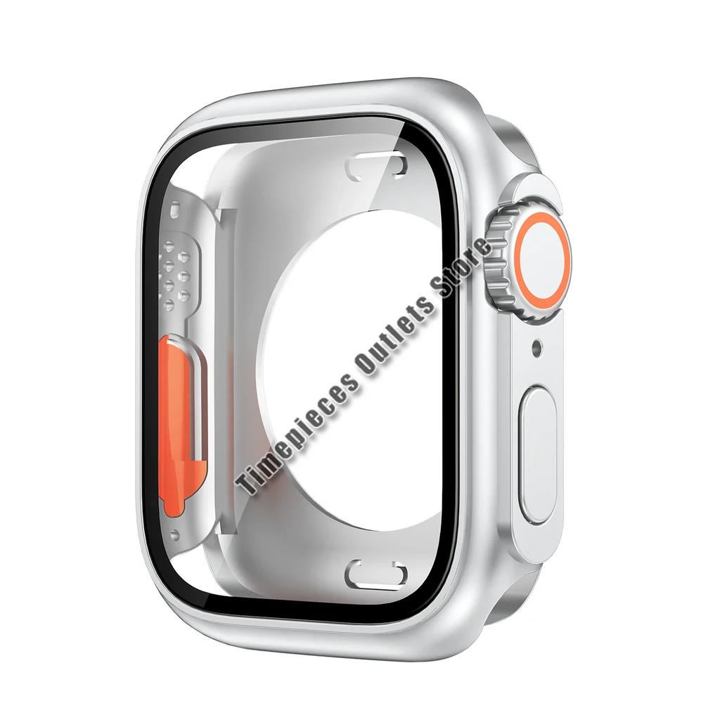 Skärmskyddsfodral för Apple Watch 11 / 10 42mm 46 44 45 40 41mm Hård PC Stötfångare iwatch 11 10 9 8 7 6 5 4 Byt till Ultra3