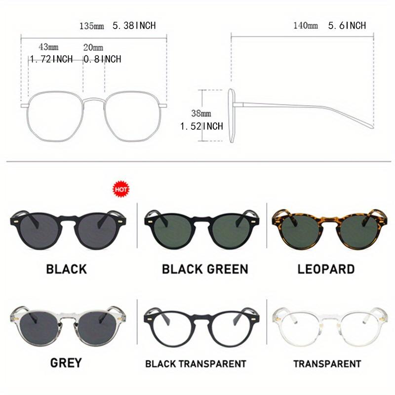 Retro Round Sunglasses Fashion Rice Nail Box Sunglasses For Men And Women Trend Joker Style