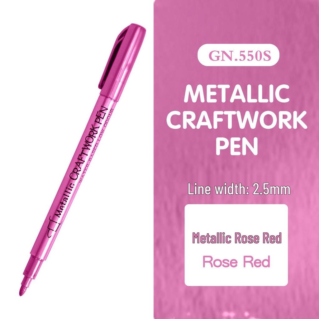 Guan Na 550 Metalické Voděodolné DIY Řemeslné a Doodle Pero na Karty