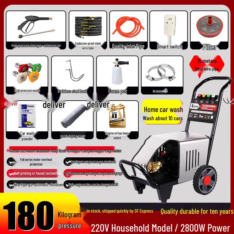 Black Cat Duke Professional Pressure Washer CN plug (adapter included)
