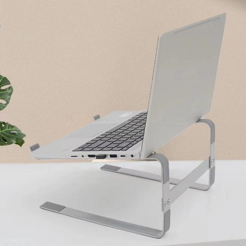 Aluminium Alloy Laptop Holder Stand Portable Foldable Desktop Bracket Support Stand For Tablet Laptop Desktop Holder