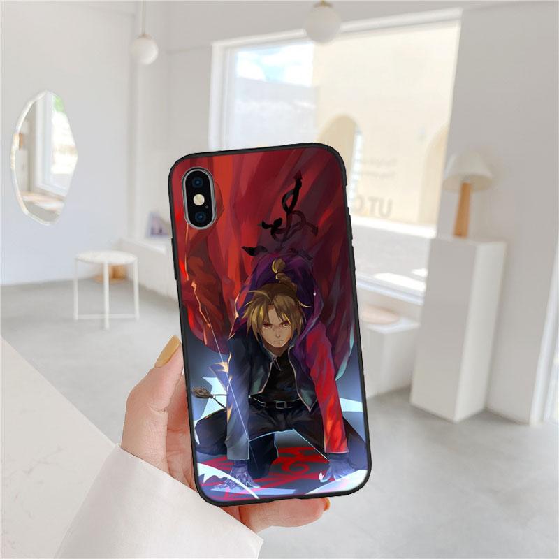 LO45 Fullmetal Alchemist Soft Shell Phone Case for Redmi Note 10 11 12 Pro Max 10S 10C 10T 11A 11S 12S 12C
