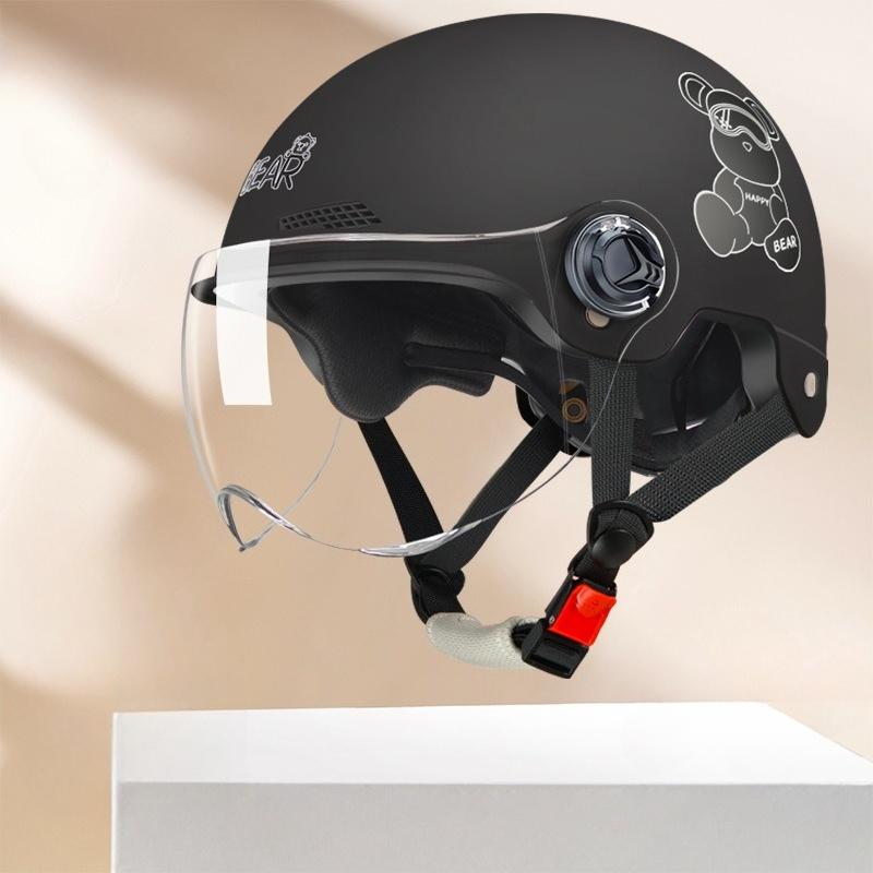 Electric Vehicle Four-season Helmet Motorcycle Helmet Summer Sun Protection Women's Helmet Men's Electric Vehicle Half Helmet