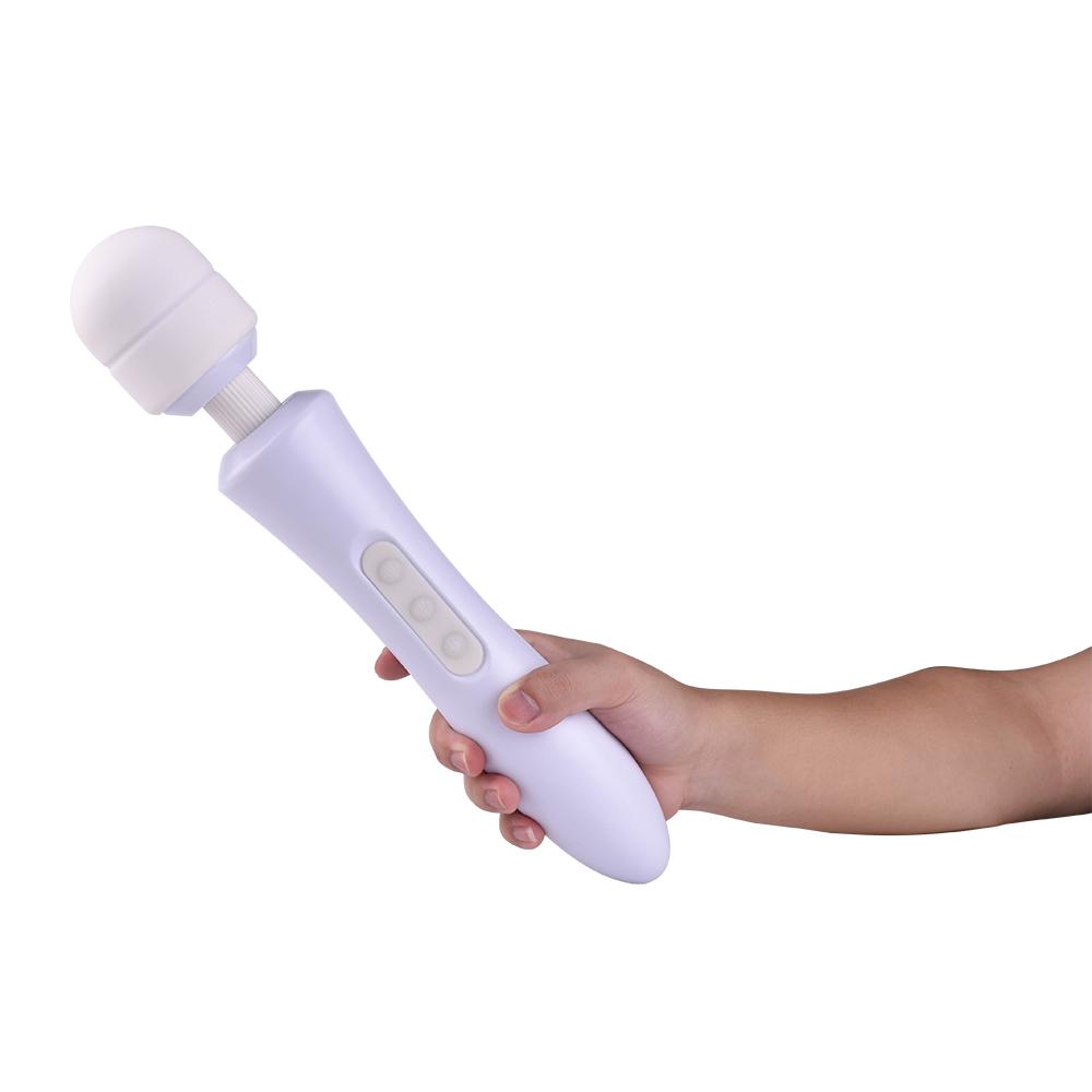 Strong Vibration of Massage Stick 20 Frequency 8-speed USB Charging Large Massage Stick Silent Waterproof Silicone Material