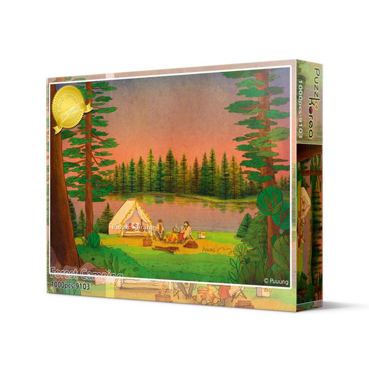 1000 Piece Jigsaw Puzzle - Camping, popular Korean puzzle