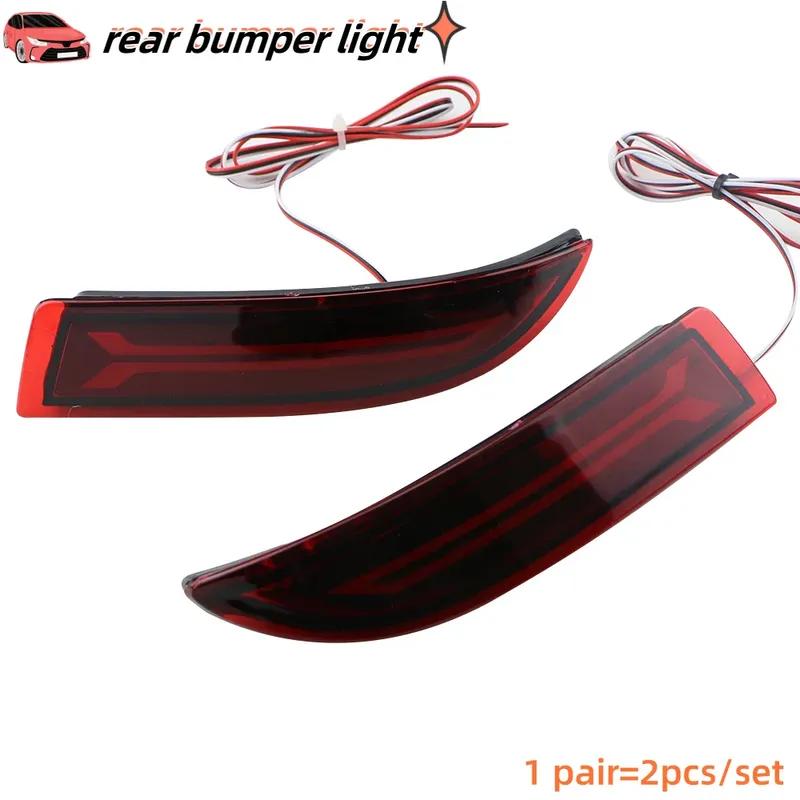 LED Car Rear Bumper Reflector Lights for Toyota Avanza 2024 Turn Signal LED Brake Reversing Steering Lights