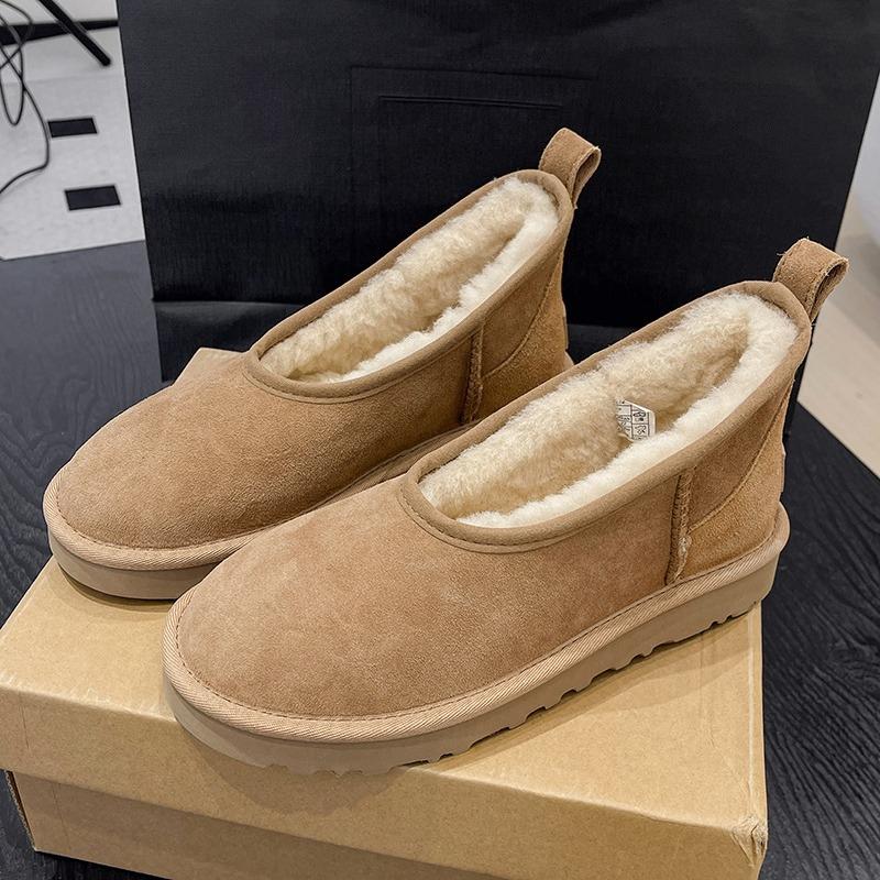 Modne Retro Płaskie Buty Damskie 2025 Jesień i Zima Nowe Bawełniane Buty z Aksamitną Powierzchnią i Miękką Podeszwą