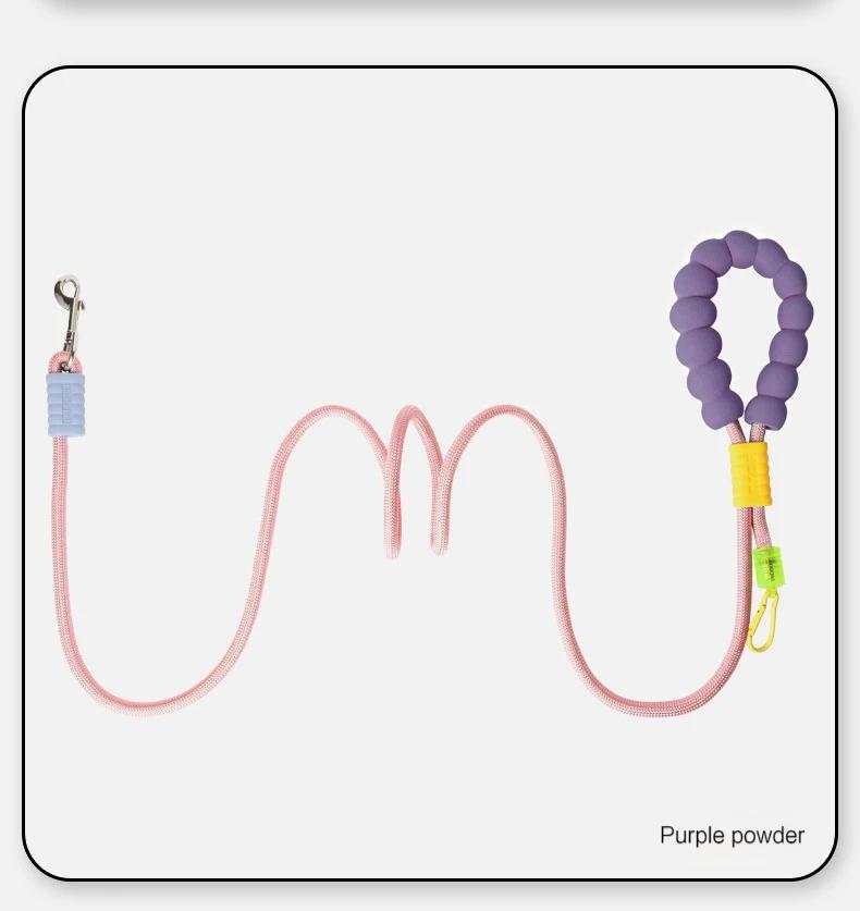 Soft Dog Leash 6FT Running Leash with Swivel Lockable Hook and Comfortable Foam Handle Dog Lead for Large Small Medium Dogs