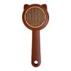 Yousheng Pet Slicker Brush Self Cleaning Shedding Brush Cat Floating Hair Removal Massage Comb Pet Grooming Accessory for Dogs Cats