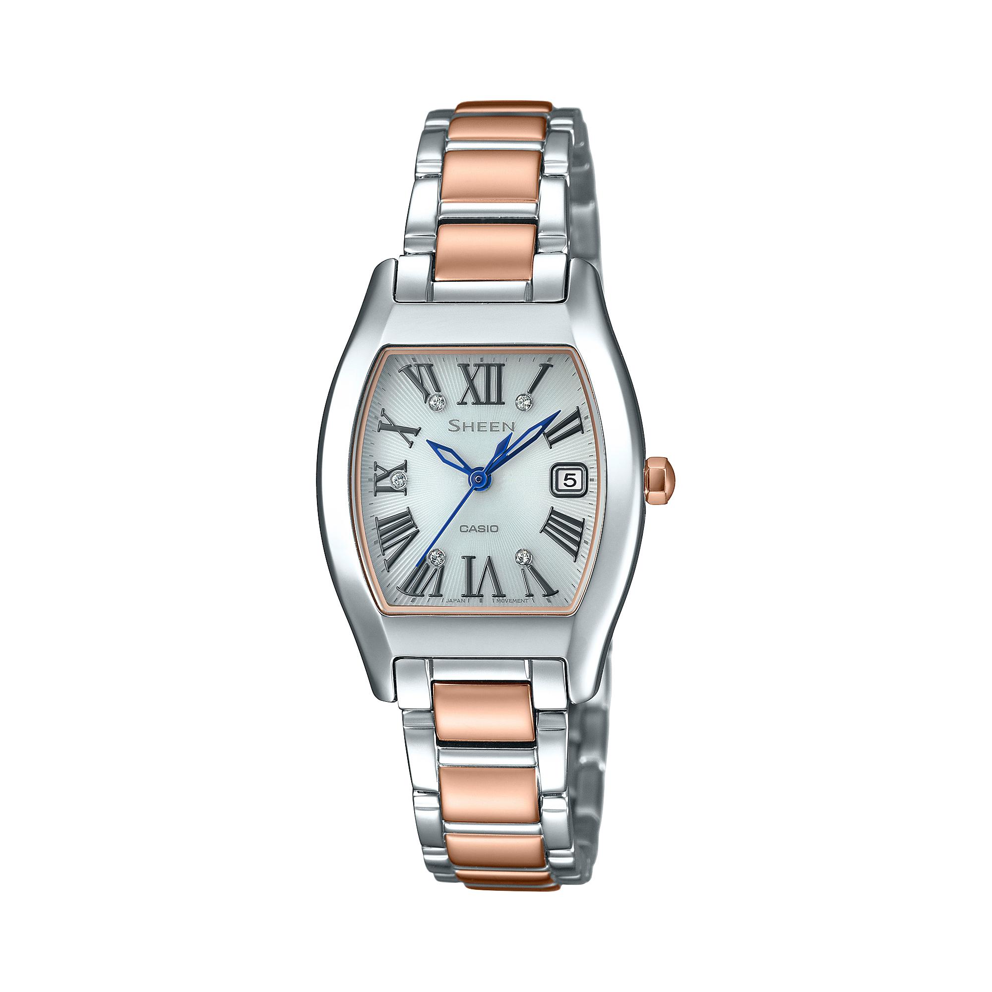 

Casio Men s Analog Quartz Watch SHS-4520SPG-7A белый