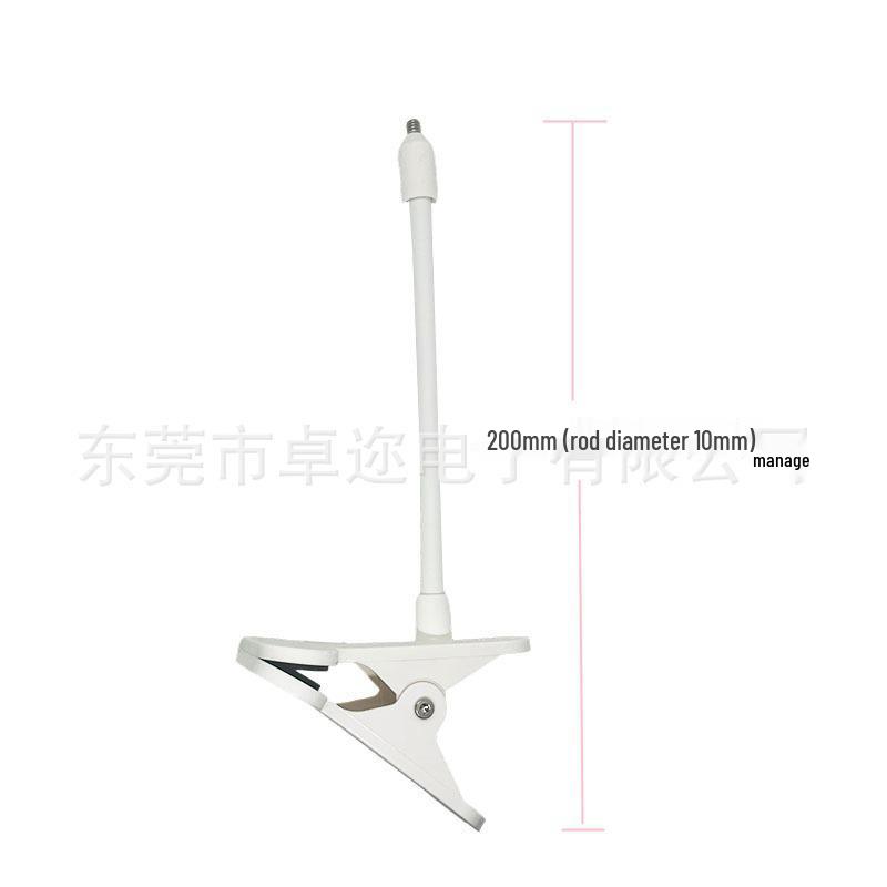 

360° Rotating Pan-Tilt Camera Monitor Stand with No-Punch Desktop Clip