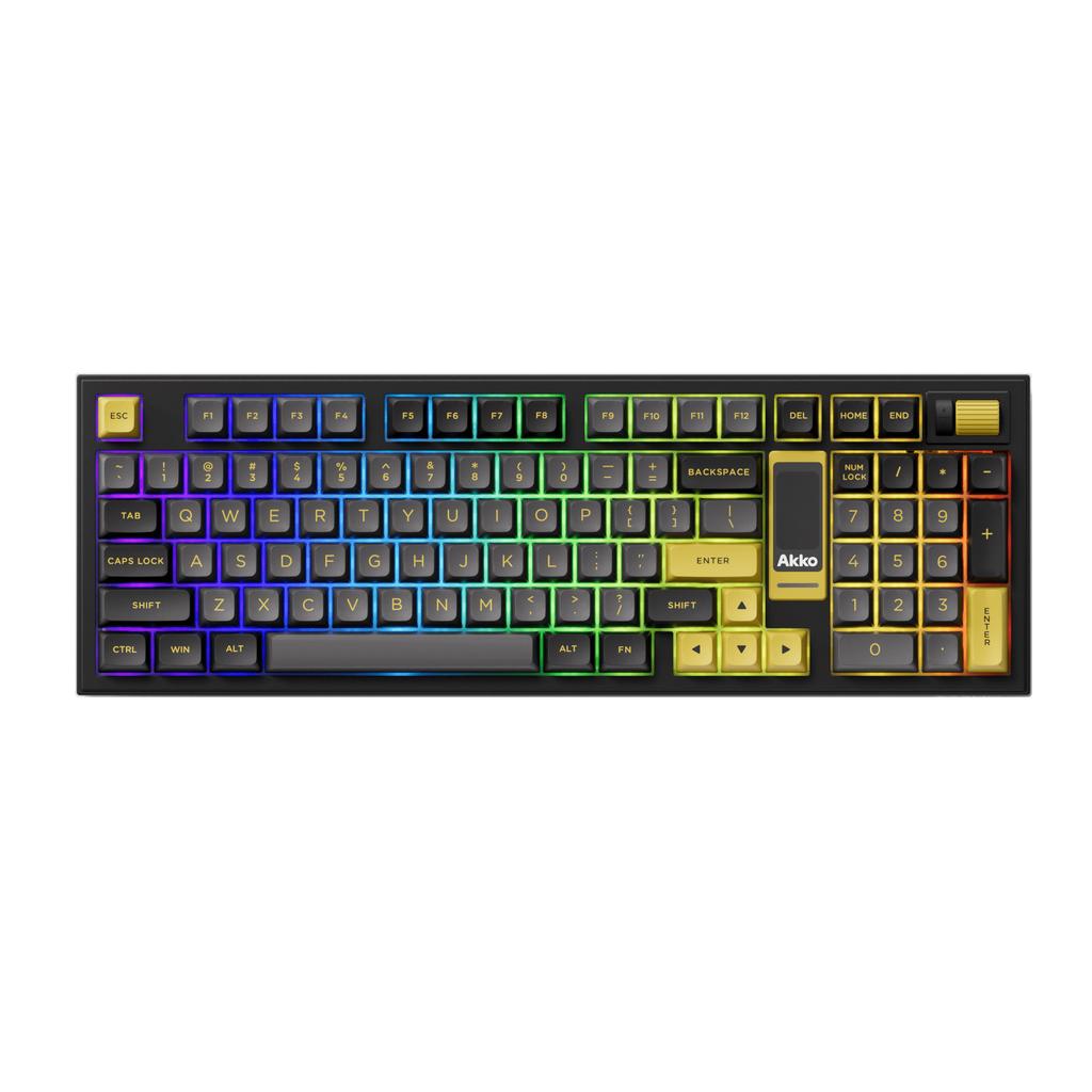 Akko 5098B US ANSI 1800 Compact Size High Quality Gaming Keyboard Hot Swap Custom Mechanical Keyboard 98 Key Gaming