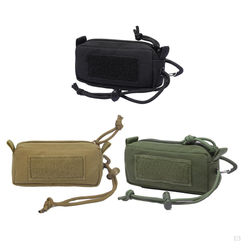 Compact Waist Zipper Closure Multi Functional 1000D Nylon Accessories Gear Utility Gadget Pouch Key