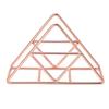 Napkin Holder Fashion Thickened Widened Triangular Freestanding Metal Wrought Iron Vertical Tissue