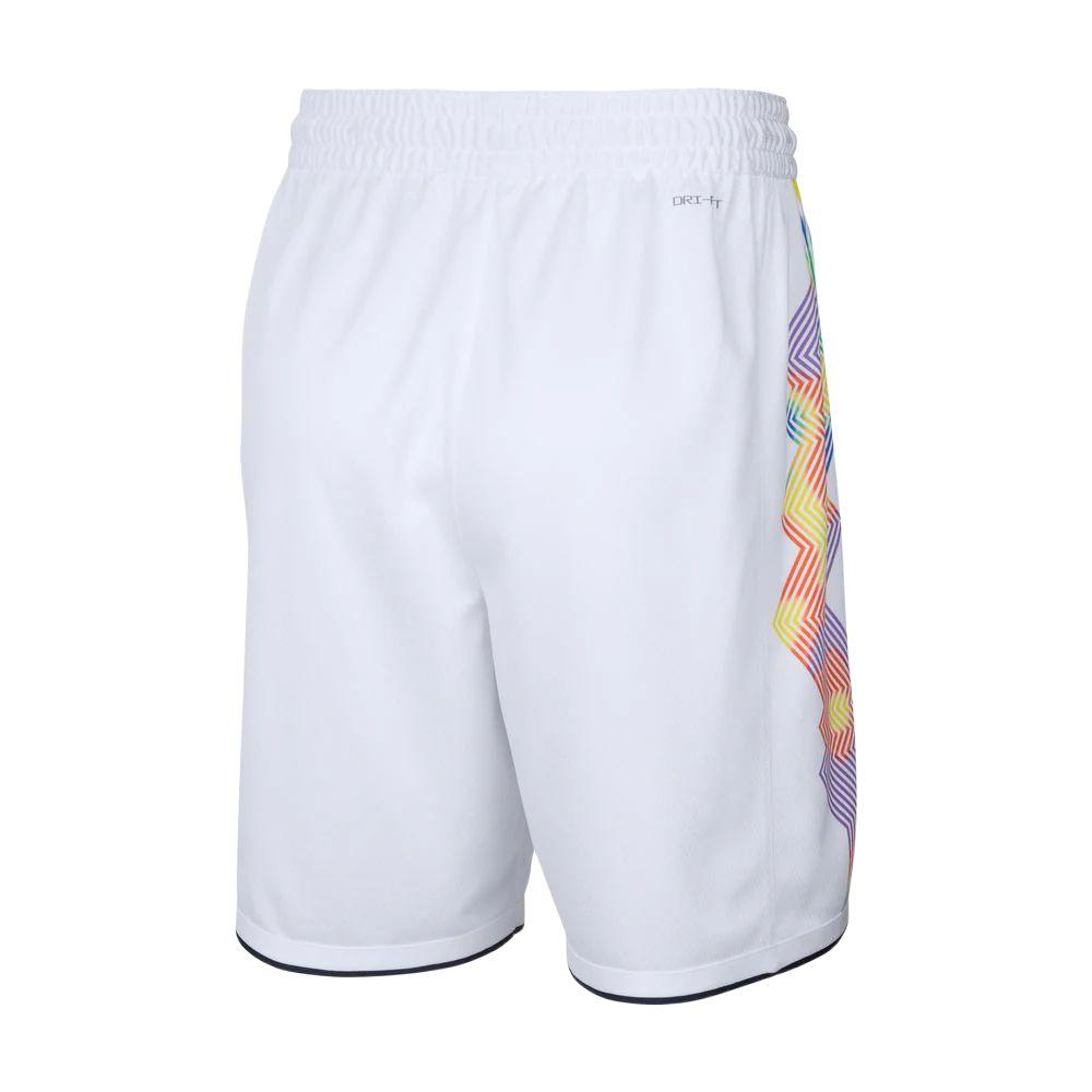 New Nike Denver Nuggets City Edition Swingman Casual Shorts Men's FQ4404-100