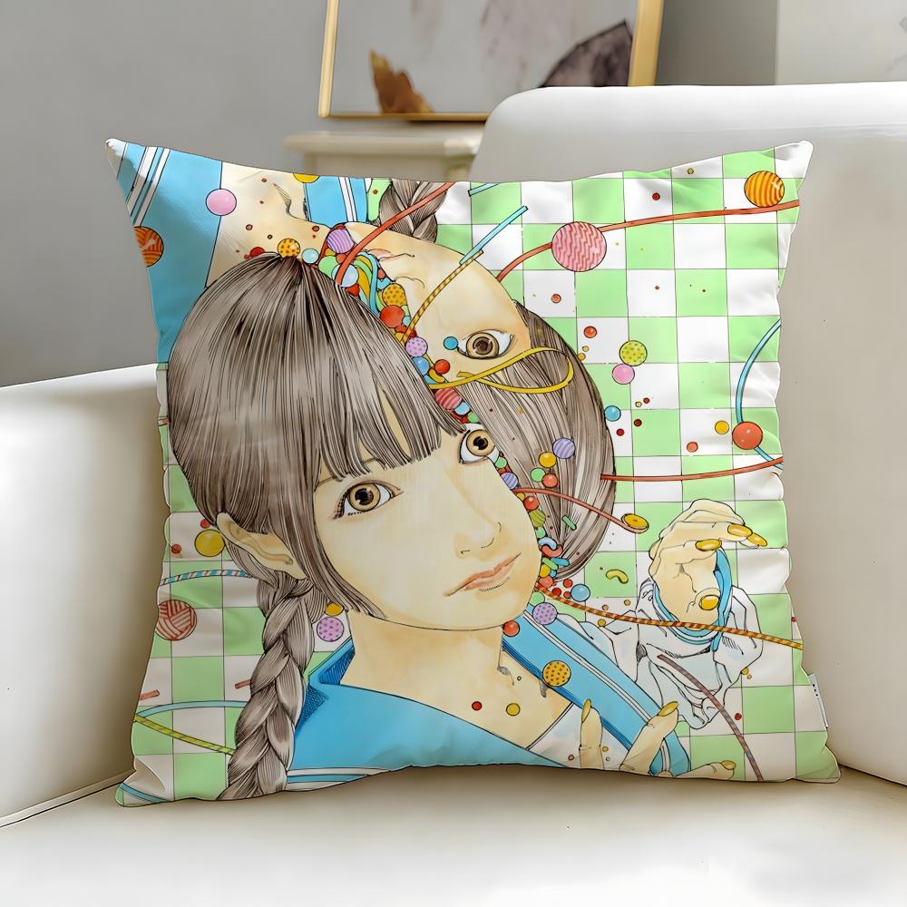 Popular SShintaro Kagoing Cushion Cover Stylish Washable Pillow Cover Ideal for Couch Bedroom Car Decoration