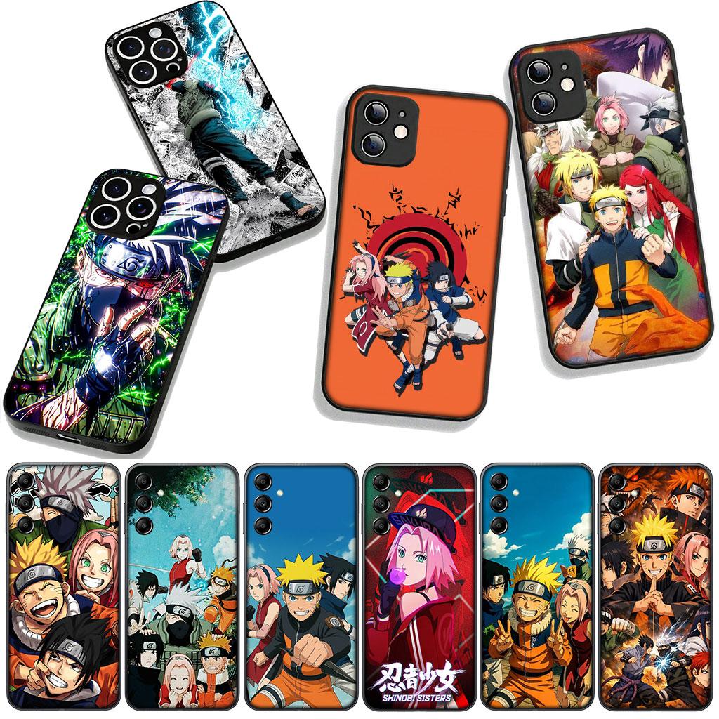 Cover for Apple iPhone 16 15 14 Plus 13 12 Mini 17 Pro Max + ProMax 16E Air 16+ 15+ Case Sasuke Kakashi Narutos Haruno Sakura