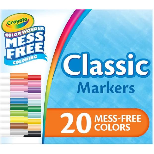 Crayola Color Wonder Spidey and His Amazing Friends Kit, Mess Free Coloring, Spiderman Coloring Pages & Stickers, Spiderman Toy, Kids Gift Classic Markers