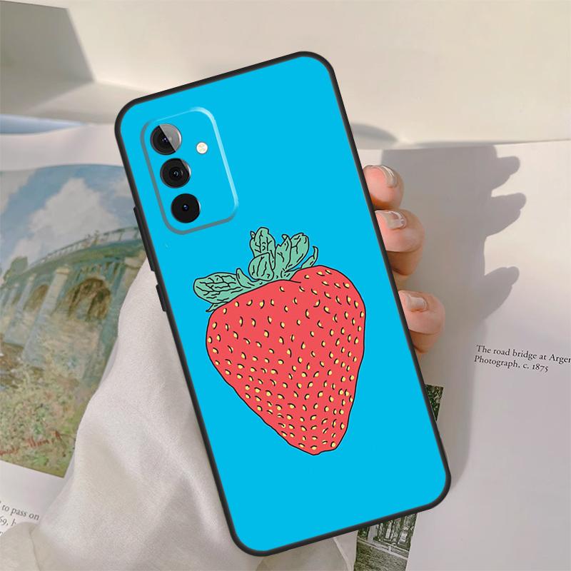

Strawberry Red Case For Samsung Galaxy A55 A35 A15 A32 A12 A22 A52 A06 A54 A34 A14 A56 A36 A26 A16 A13 A53 Samsung A52