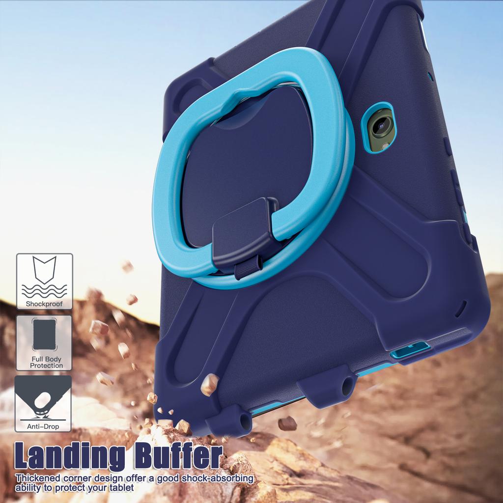 For Samsung Galaxy Tab Active5 Pro X350/X356B/Active Pro T540/T545/T547/Active4 Pro T630/T636 Case TPU + PC + Silicone Cover Kickstand