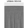 UR 2025 Autumn Women's Drapey Pleated Skirt