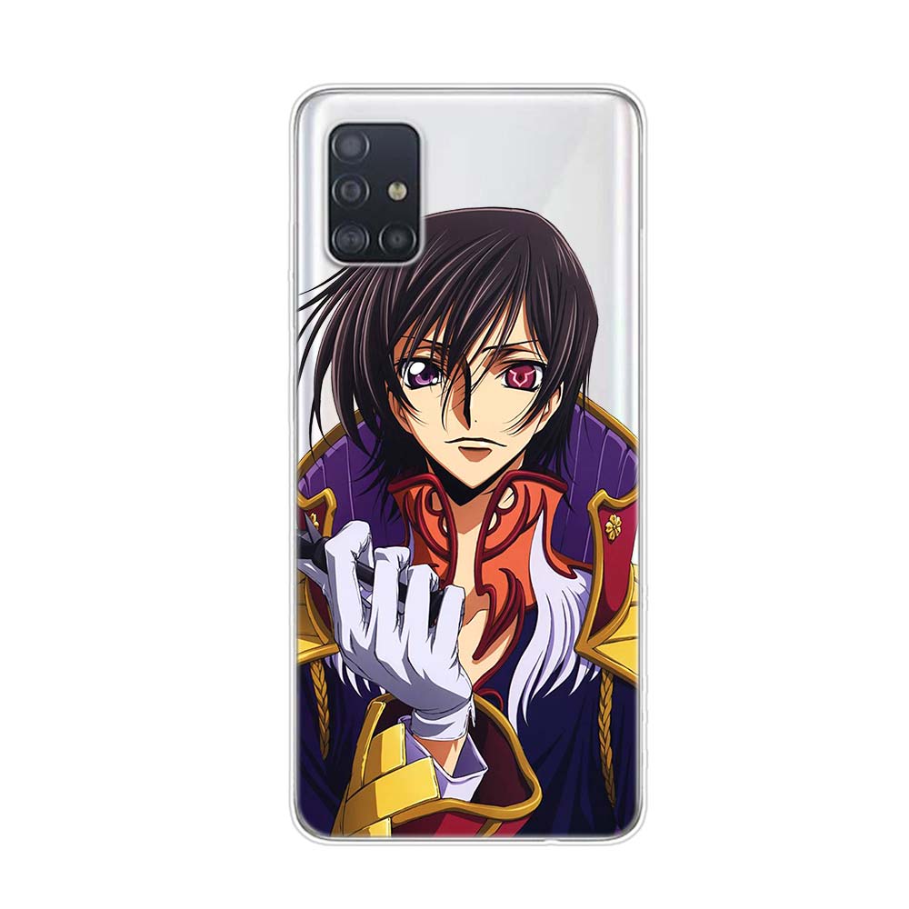 Anime Code Geass Lelouch For Samsung Galaxy A01 A11 A12 A22 A21S A31 A41 A42 A51 A71 A32 A52 A72 A02S Silicone Phone Case