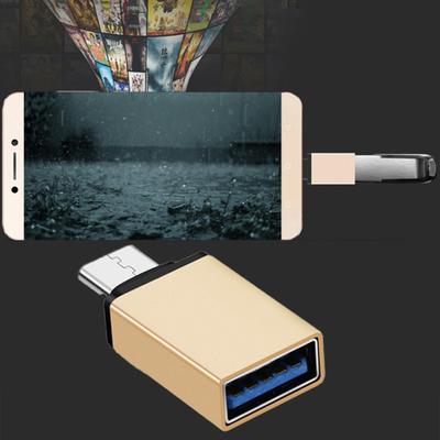 Anti-corrosion USB3.0 Connector High-quality Data Transmission OTG USB To Type-C Card Reader for Cable 2Pcs Compact