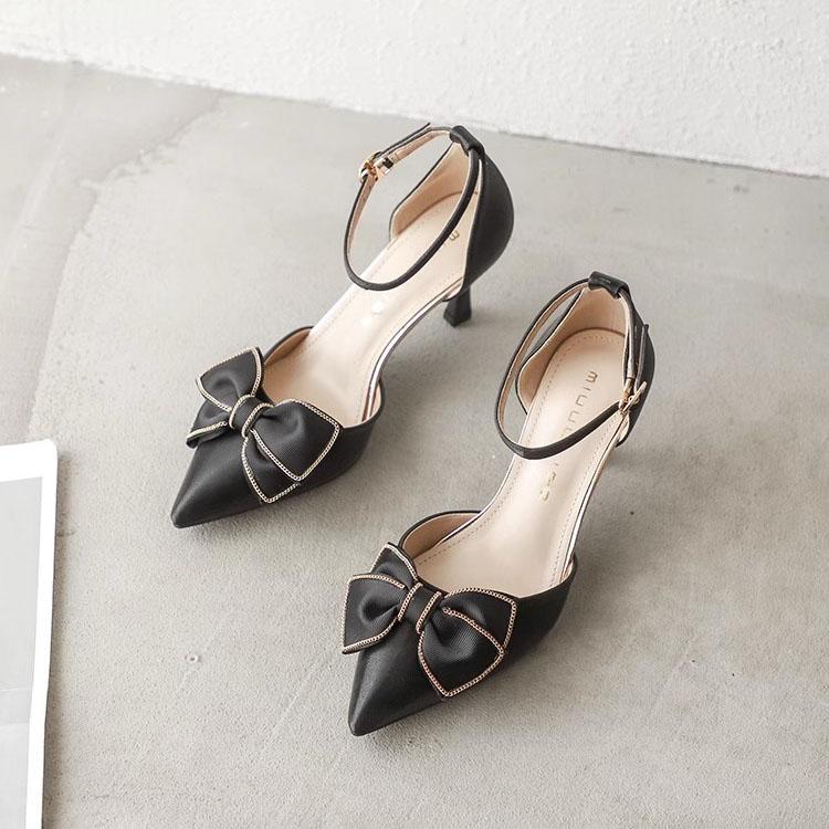 Women's Shoes Trend Pointed Toe Butterfly Stilettos Elegant Dress Weddings Bridal Party White Designer