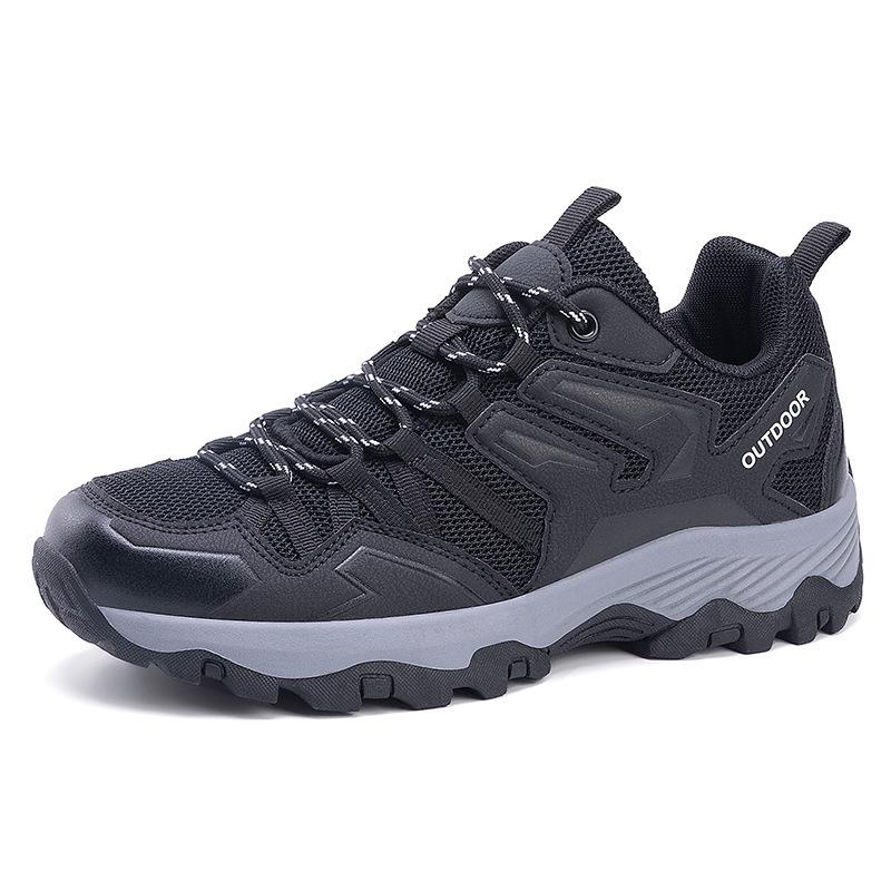 Large Size Unisex Outdoor Hiking Shoes - Anti-Collision, Breathable, Fashionable for Climbing and Camping