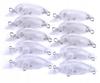 Body Wobbler Pike Zander Perch Do It Yourself For Painting 4.5Cm 4G 10Pcs