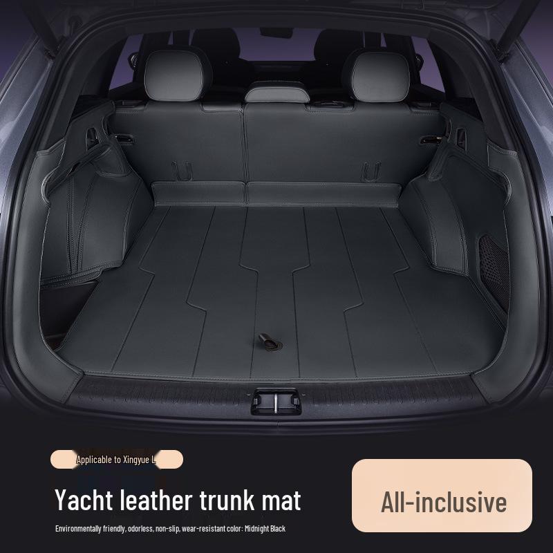 Xingyue L Trunk Mat: Full Coverage for 26 Geely Models, Original Car Color