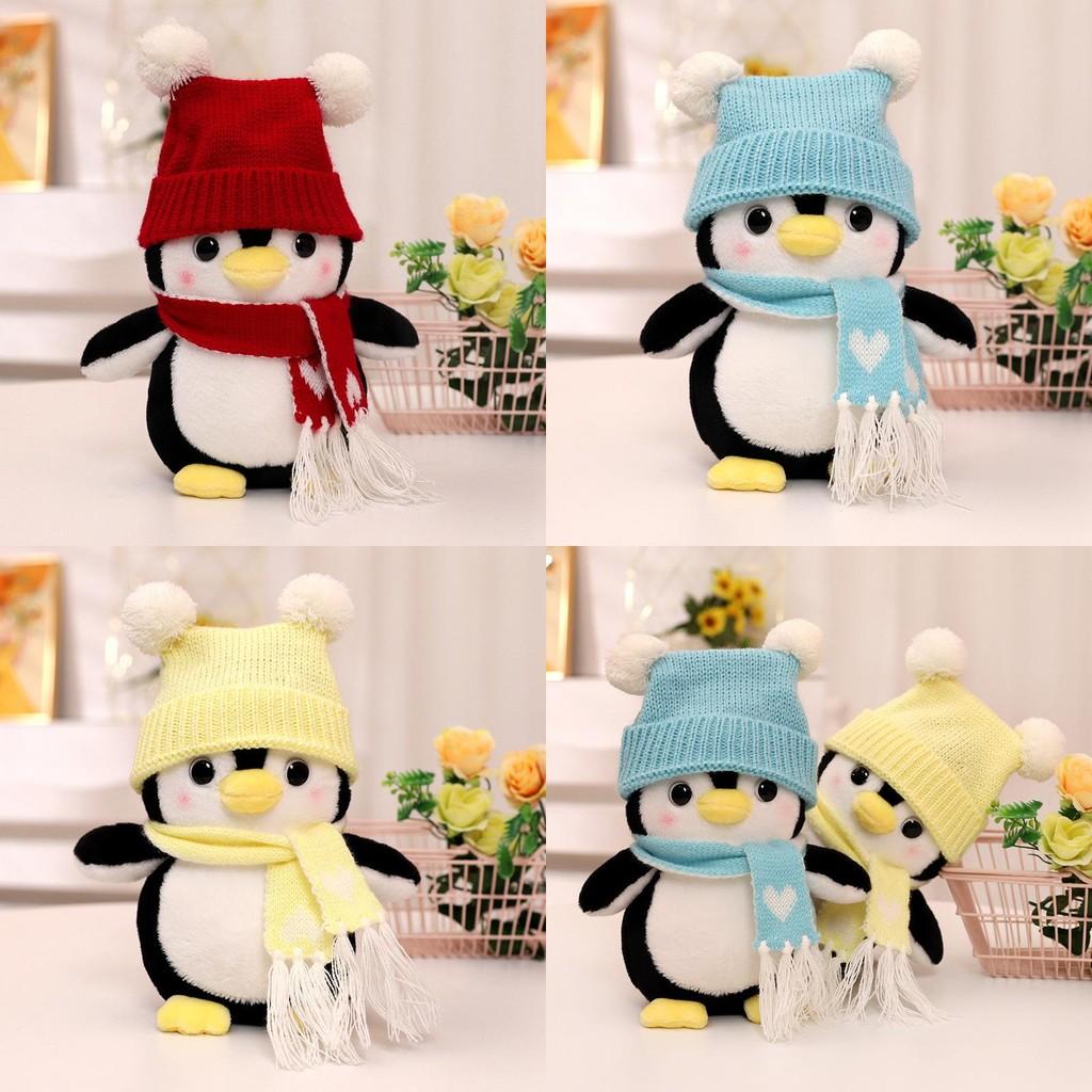 Penguin Colorful Plush Toy With Short Plush Fur Perfect For Playtime And Collecting