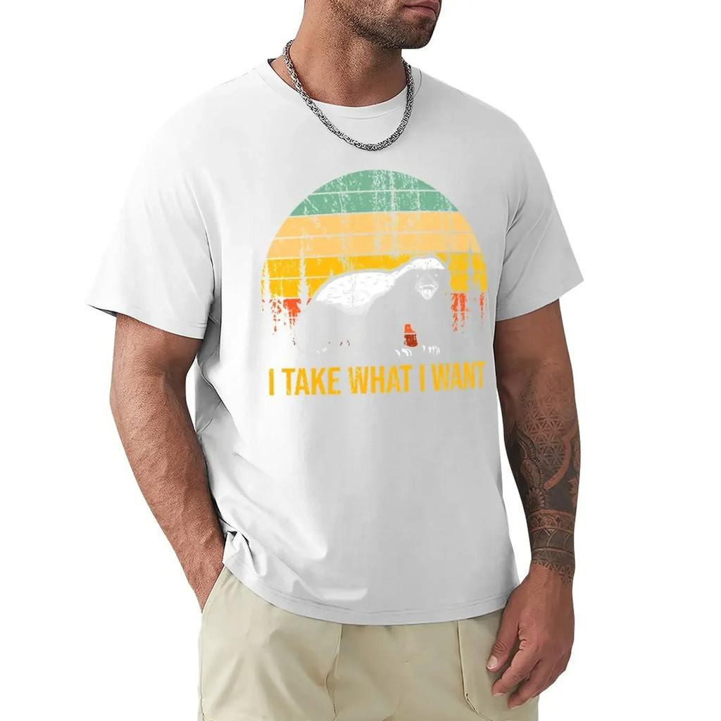 animal prinfor boys anime plus size tops clothing HONEYBADGER TEAM I DO WHAT I WANT HONEY BADGER DOES'NT CARE T-Shirt