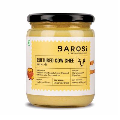 Ghee Cultured Oil (500 Ml), Cultured Cow Ghee, Barosi