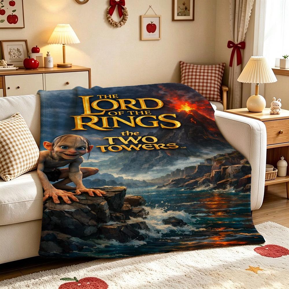 Gollum'S Epic Journey Two Towers Flannel Blanket Comfortable Skinfriendly Fleece Blanket For Living Room Office Nap Home Party Decor New Year Gift