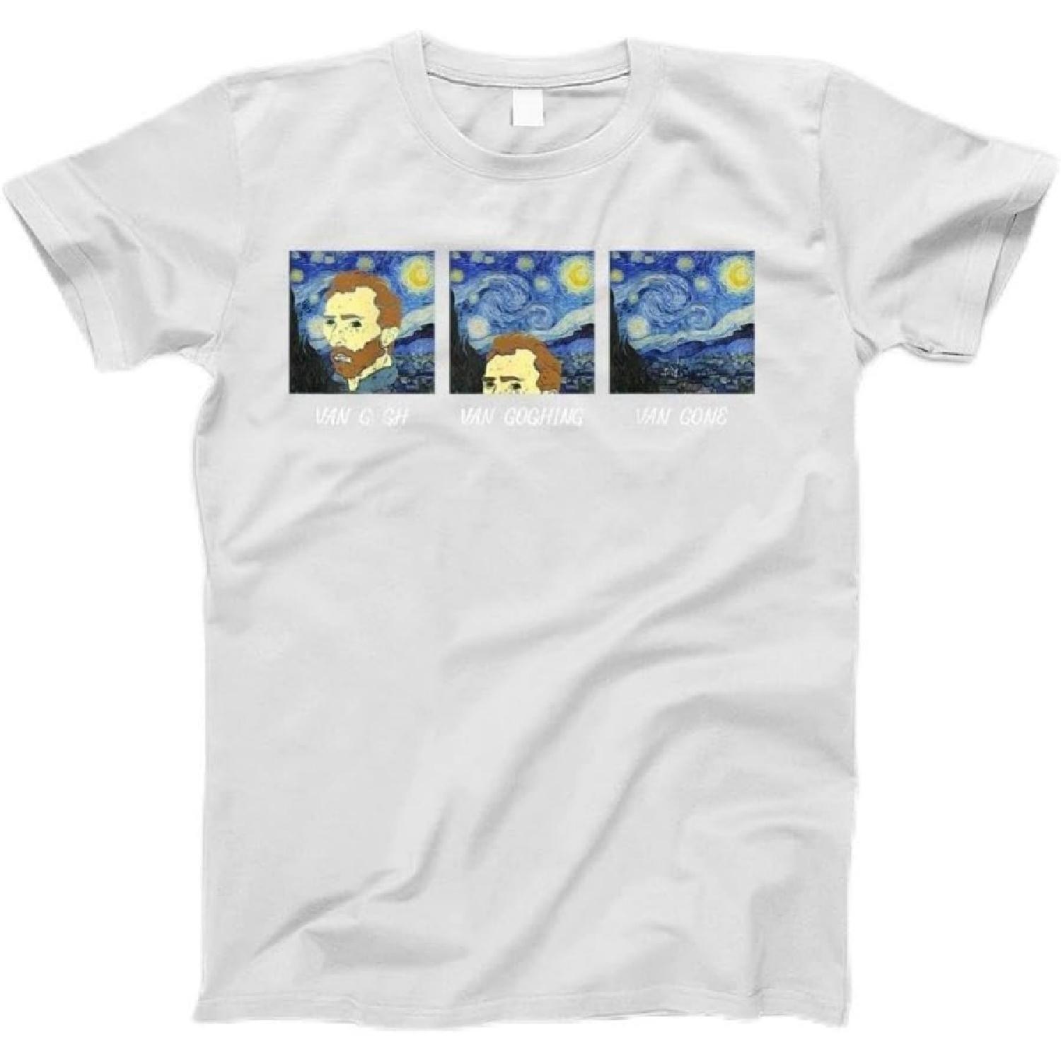 

Van Gogh Van Goghing Van Gone - Funny Vincent Van Gogh T-Shirt T-Shirt, Tanktop, Long Sleeve, Sweatshirt, Hoodie for Men, Women, Kids XXXXXL білий