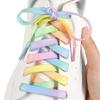 Flat Sneaker Shoelaces 0.9cm Wide Polyester Gradient Colorful Shoes Laces Replacement for Skates Sport Shoes Boot String