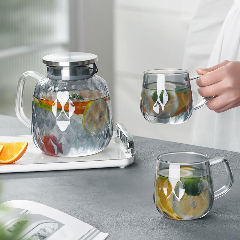 Deslang Dragon Scale Glass Water Pitcher Set