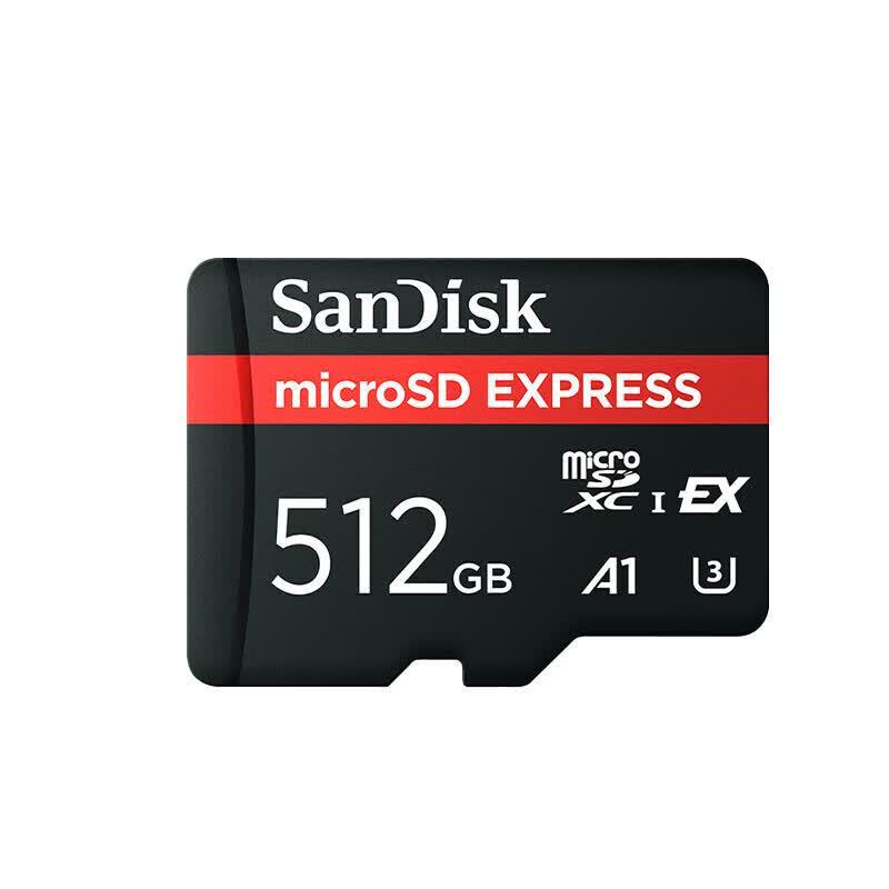 SanDisk Express 512GB MicroSDXC Memory Card for Nintendo Switch & 5.3K Devices