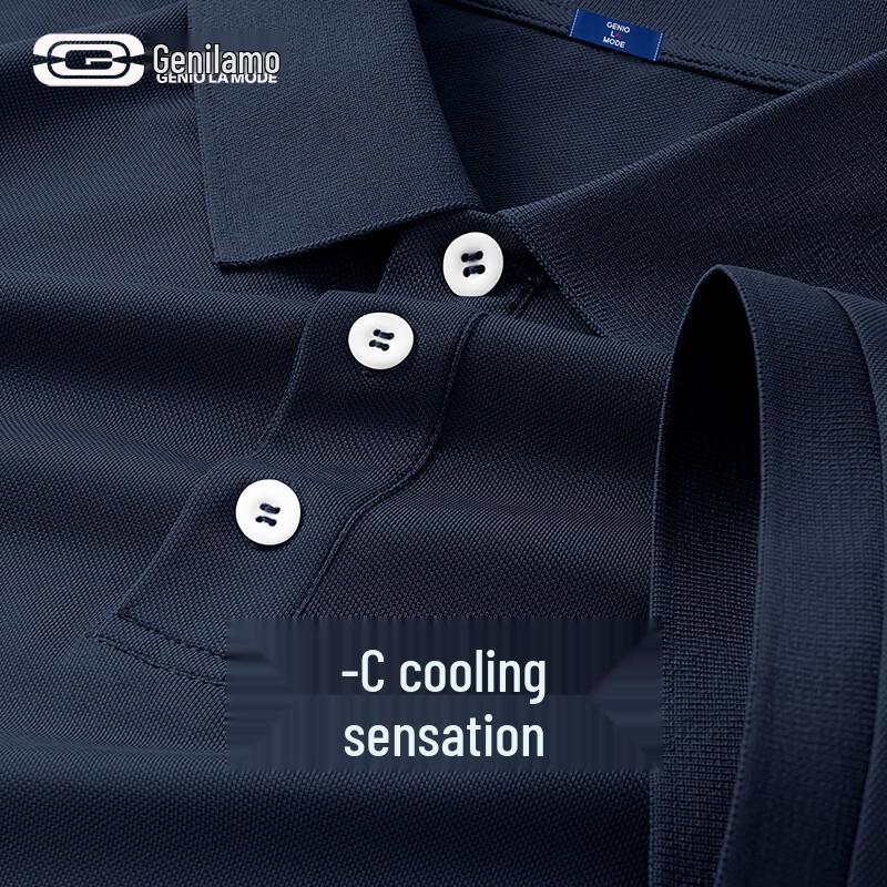 Men s Mulberry Silk Blend Pique Polo Shirt 3XL