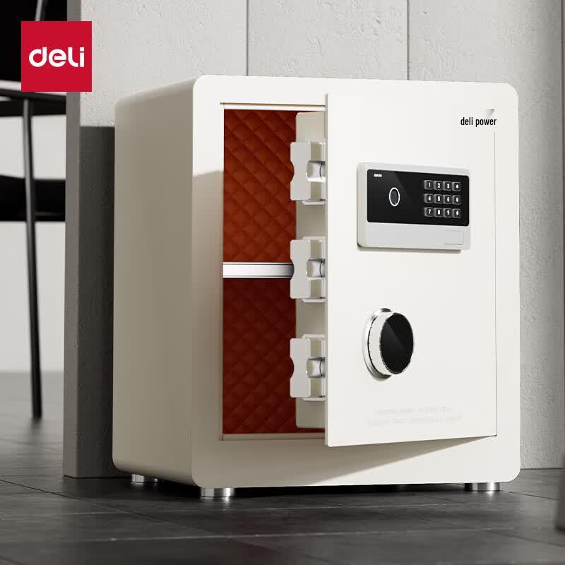 Deli 45cm Full Steel Fingerprint Password Security Safe