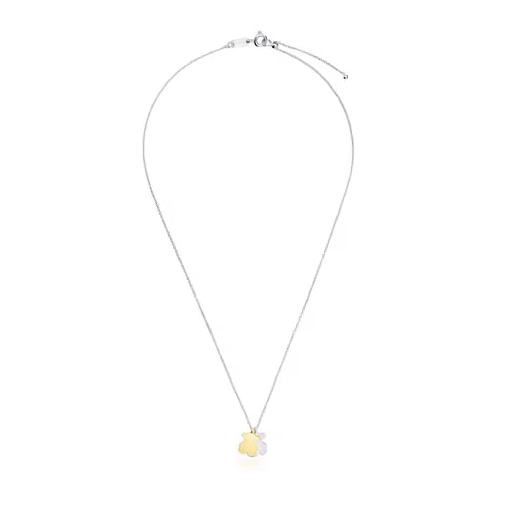 Tous Short Two-Tone Necklace With Sweet Dolls/ Sweet Doll Two-Tone Necklace/ 1004251800